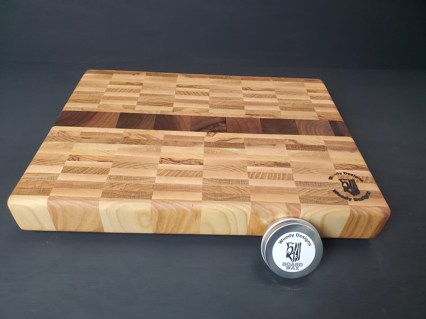 Hardwood End Grain Chopping Board 353mm x 267mm x 45mm
