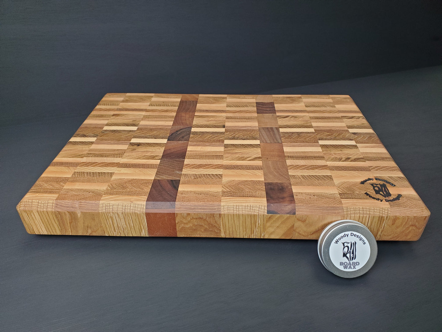 Hardwood End Grain Chopping Board 415mm x 290mm x 50mm