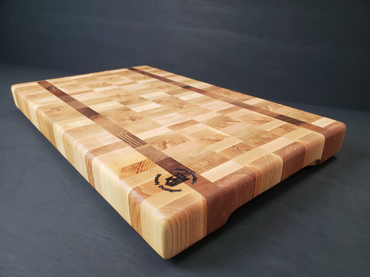Hardwood End Grain Chopping Board 520mm x 315 x 45mm
