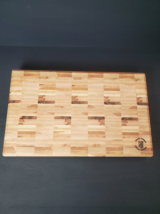 Hardwood End Grain Chopping Board 485mm x 300mm x 50mm