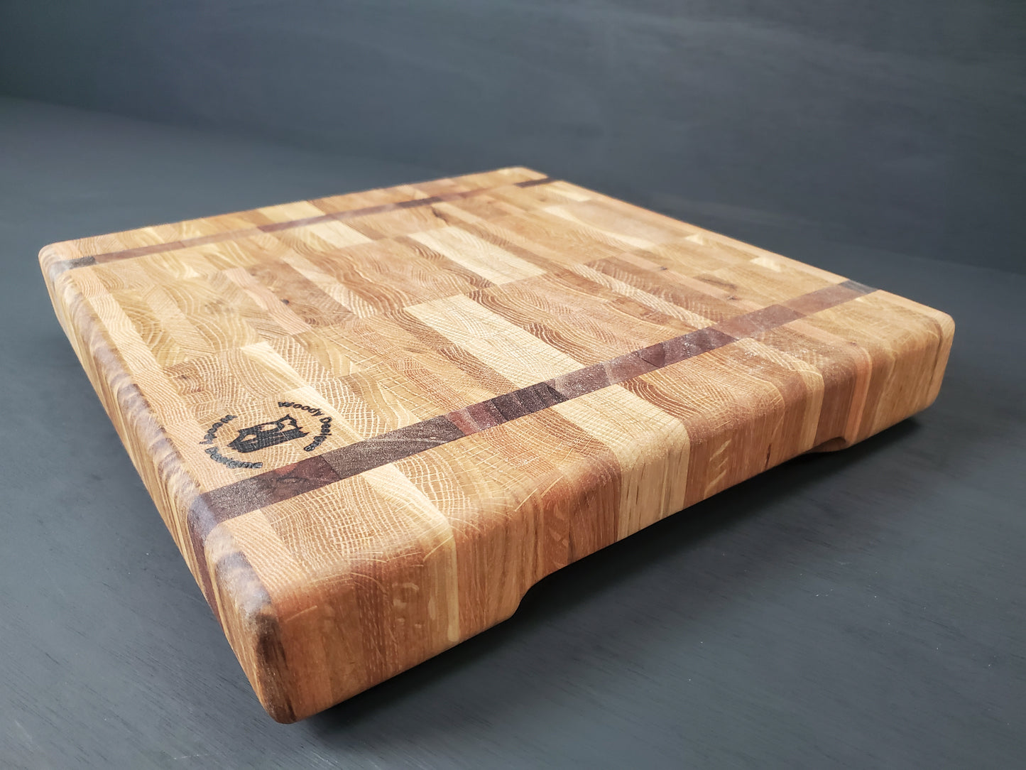 Hardwood End Grain Chopping Board 335mm x 315mm x 47mm